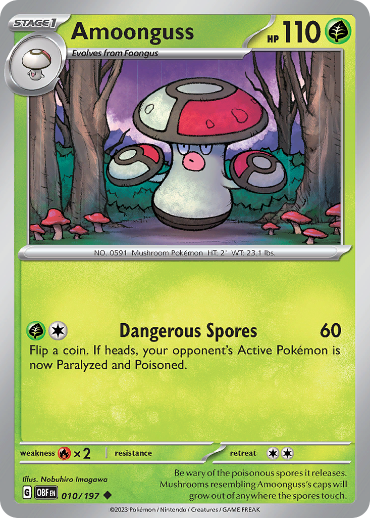 Obsidian Flames Amoonguss #10/197